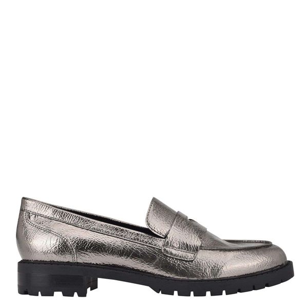Nine West Naveen Grey Loafers | South Africa 79P88-8T56